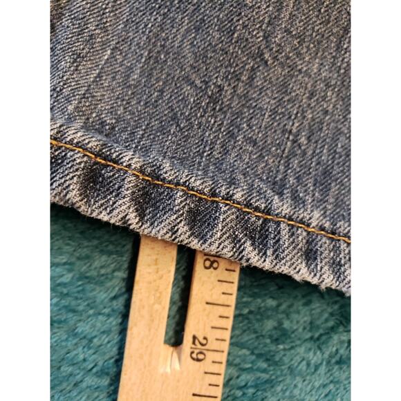 Carhartt Jeans Size 42x30 Mens Blue Stretch Pants Denim Casual Work Straight - Picture 7 of 12